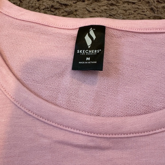 Skechers GoWalk Shirt Tunic Top Curved Hem Pink M $35 NEW - Picture 5 of 8